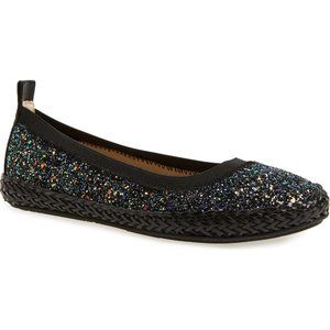 Miss Lara Black Irridescent Glitter